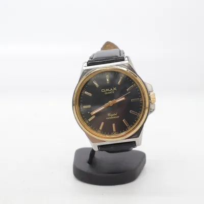 Armbåndsur (Sort, Guld) fra Omax