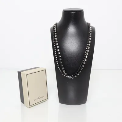 Halsband (Grå, Vit) från By Malene Birger Okänd metall