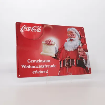 Skilt (Rød, Hvid) fra Coca Cola