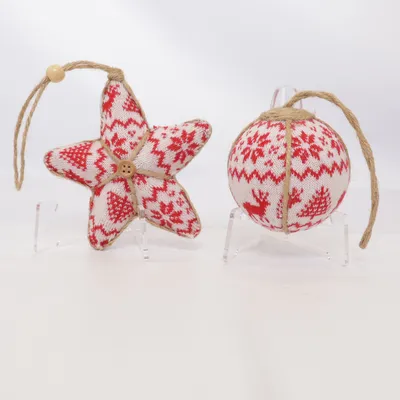 Julgranspynt (Röd, Vit)