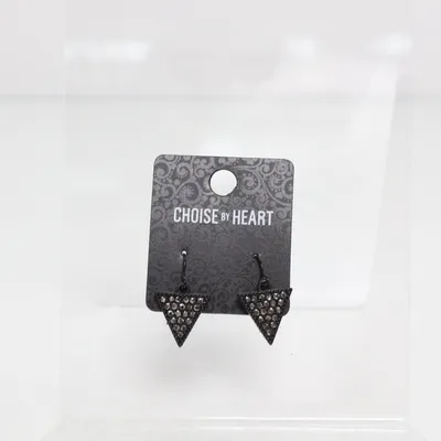 Earrings (Black) from Choise by Heart Unknown metal