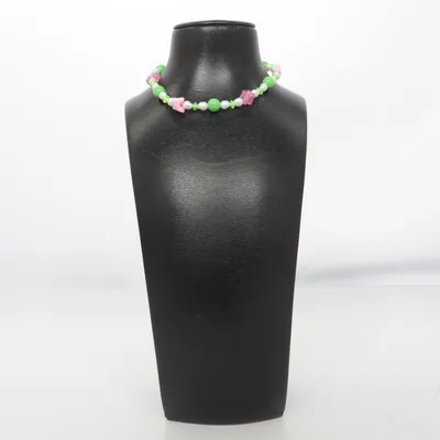 Ketting (Groen, Roze, Meerkleurig) Onbekend materiaal