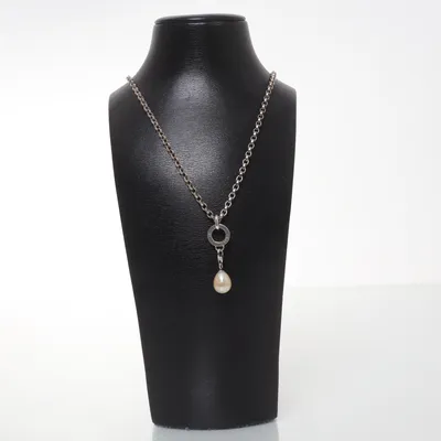 Halsband (Silverfärgad, Vit) från Thomas Sabo Charm Club Okänd metall