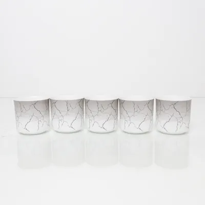 Candle holder (White, Gray) from Madam Stoltz