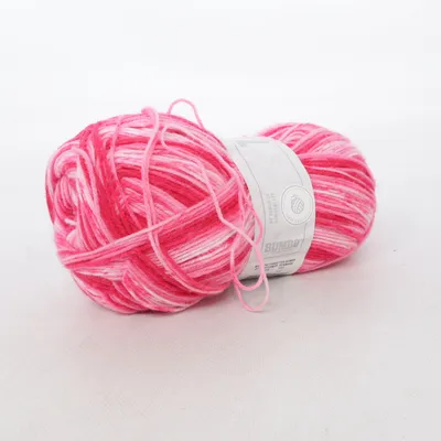 Garn (Rosa, Flerfärgad) från Acryl