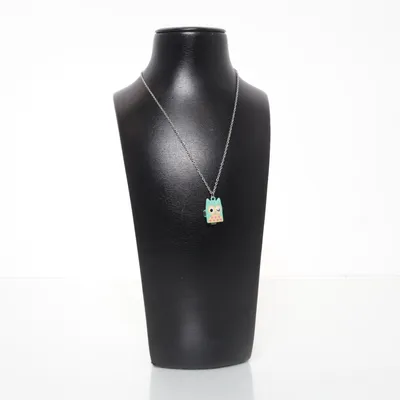 Ketting (Groen, Zilver, Meerkleurig) Onbekend materiaal
