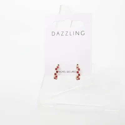 Boucles d'oreilles (Or, Rouge) de Dazzling Métal inconnu