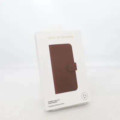Phone case (Magnet Wallet+ Dark Brown) from iDeal of Sweden