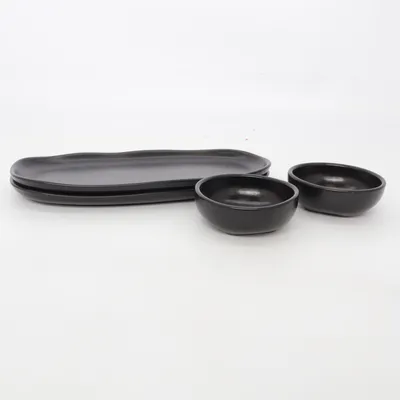 Tableware set (Black) from Zelected by Houze