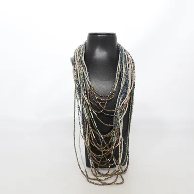 Collier (Bleu, Gris, Multicolore) Métal inconnu