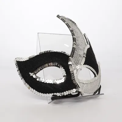 Maskerade masker (Sort, Sølv)
