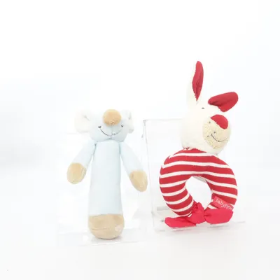 Baby speelgoed (Blauw, Rood, Wit) van Babyfehn