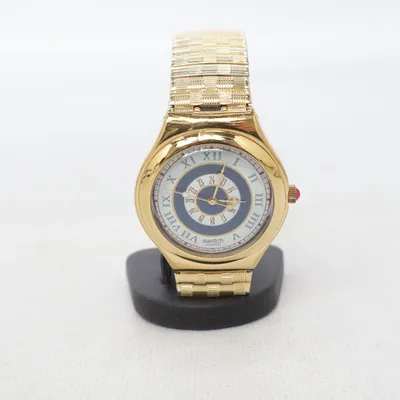 Armbandsur (Guldfärgad, Blå, Vit) från Swatch