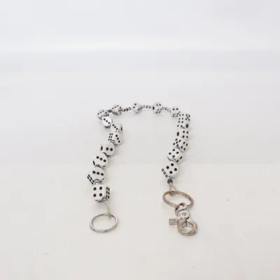 Byxkedja (Vit, Svart, Silverfärgad)