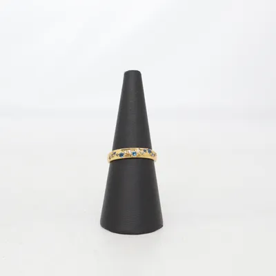 Ring (Gold, Blue) Unknown metal