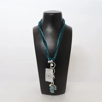 Halsband (Blå) från Pearls for Girls Okänd metall