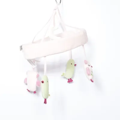 Baby cot mobile (Pink, Green) from Teddykompaniet