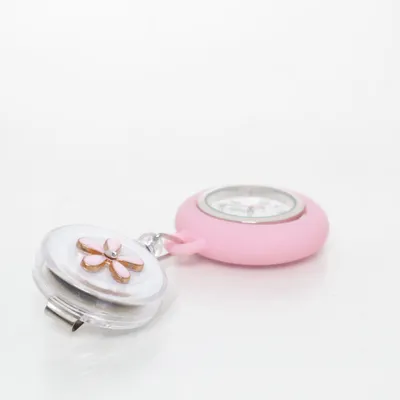 Kettinghorloge (Wit, Roze) van Quartz   Onbekend materiaal