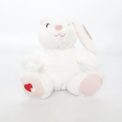 Peluche (Blanc, Rose) de Boutique Polyester
