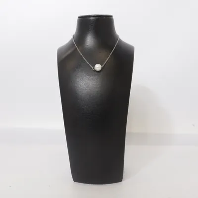 Collier (Argent, Blanc) de Fashion Jewelry Métal inconnu