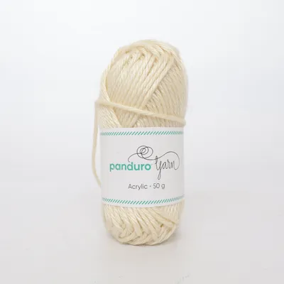 Garn (Beige) från Panduro Akryl