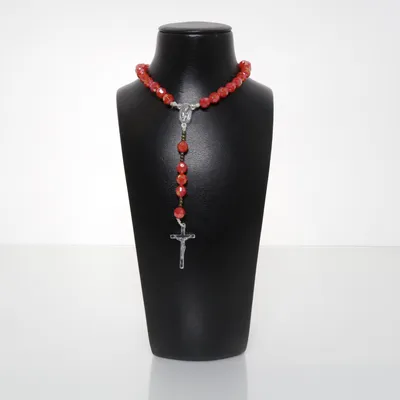 Necklace (Red, White) from Kors Unknown metal