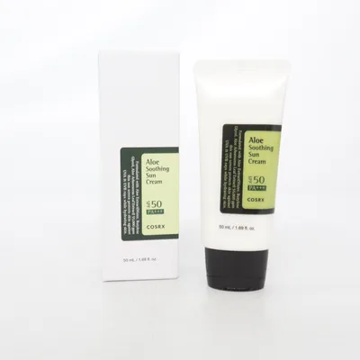 Solcreme (Aloe Soothing Sun Cream) fra Cosrx