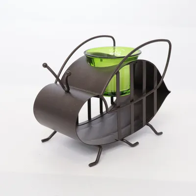 Ljuslykta (Svart, Grön) från PartyLite