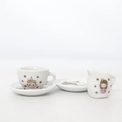 Children's dinner sets (White, Multicolored)