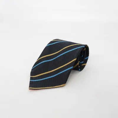 Cravate (Noir, Bleu, Jaune) de Carl Axel