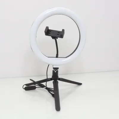 Kameralampa (Svart, Vit)