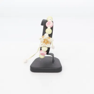Armband (Roze, Beige, Groen) Onbekend materiaal