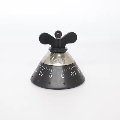 Timer (Svart, Silverfärgad) från Alessi