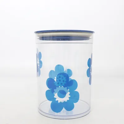 Can (Blue, Transparent) from Plast1
