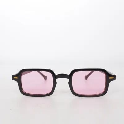 Lunettes de soleil (Noir, Rose)
