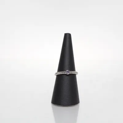 Ring (Sølv, Lilla) fra Guldfynd Ukendt metal