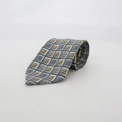 Cravate (Bleu, Beige, Marron) de Baccante Polyester