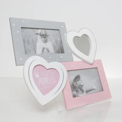 Frame (White, Gray, Pink) from Ernsting's Family Wool