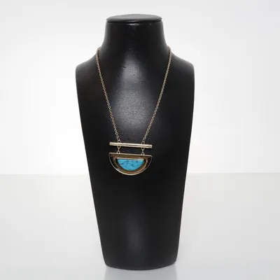 Halsband (Guldfärgad, Blå) från Albrekts Guld Okänd metall