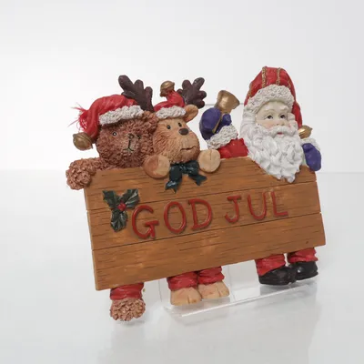 Juldekoration (Röd, Brun, Svart)