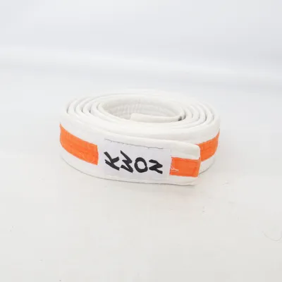 Martial arts belt (White, Orange) from Kwon