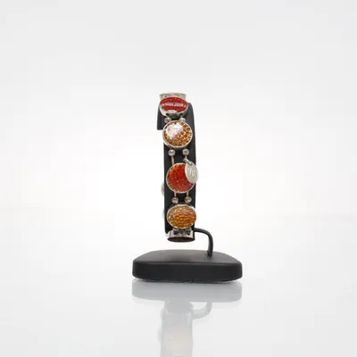Bracelet (Orange, Silver) from Yr Unknown metal