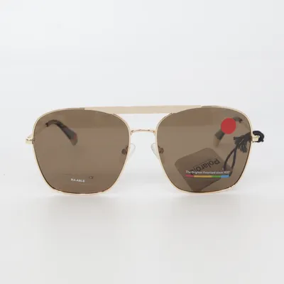 Zonnebril (Goud) van Polaroid