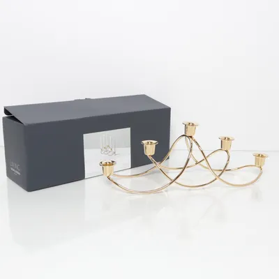 Kandelaber (Guldfärgad, Vit) från Georg Jensen