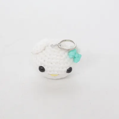 Keyring (White) from Hello Kitty