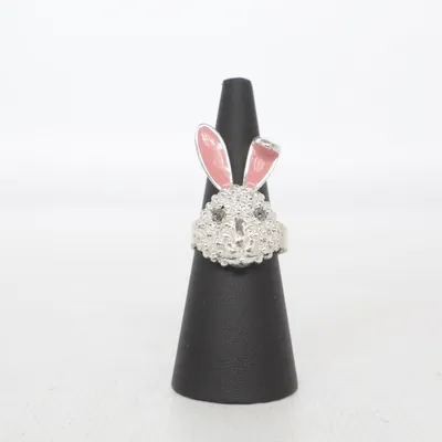 Ring (Sølv, Pink) Ukendt metal