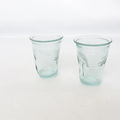 Dricksglas (Knickbecher aus recycelten Glas)