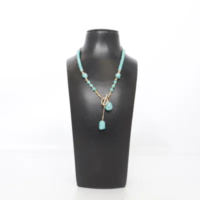Collier (Turquoise, Or) Métal inconnu
