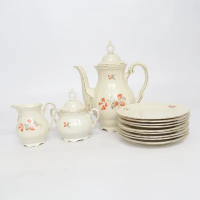 Ensemble de vaisselle (Blanc, Multicolore)