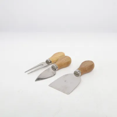 Cheese knife (Brown, Silver)